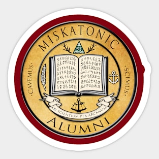 Miskatonic Alumni Association Sticker